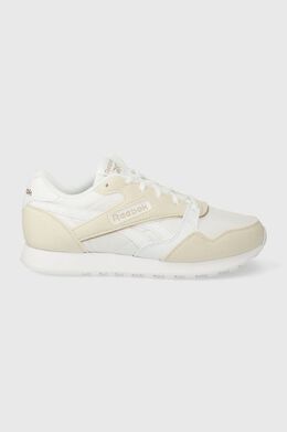 Reebok Classic: Бежевые кроссовки 