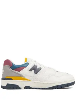 New Balance: Белые кроссовки  550