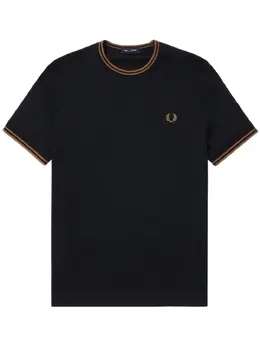 Fred Perry: Синяя футболка  Twin Tipped