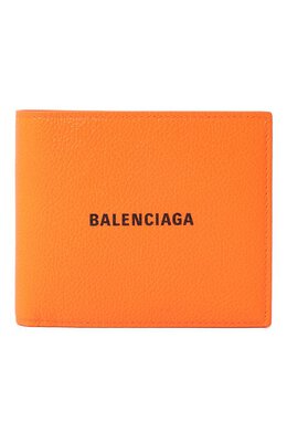 Balenciaga: Оранжевый кошелёк 