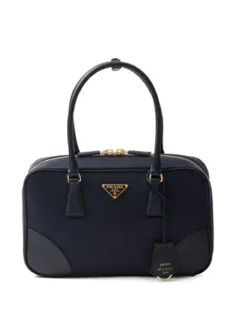 Prada: Голубая сумка-шоппер 