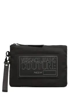 Versace Jeans Couture: Чёрный клатч