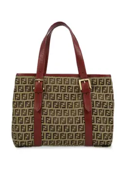 Fendi Pre-Owned: Коричневая сумка-шоппер