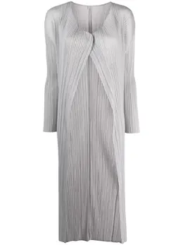 Pleats Please Issey Miyake: Прямое пальто