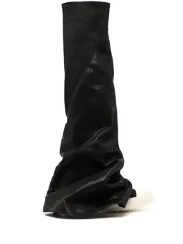 Rick Owens DRKSHDW: Чёрные ботинки 