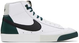 Nike: Зелёные кроссовки Blazer Mid 77