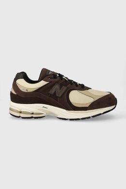 New Balance: Коричневые кроссовки 