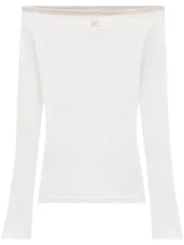 Courrèges: Хлопковый топ 