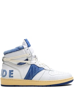 RHUDE: Белые кроссовки 