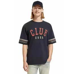 SCOTCH & SODA: Синяя футболка 
