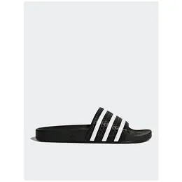 adidas: Чёрные шлёпанцы  Adilette