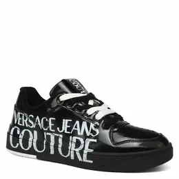 Versace Jeans Couture: Чёрные кеды 