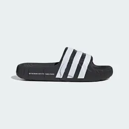 adidas Originals: Чёрные шлёпанцы 