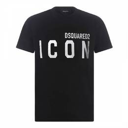 DSquared2: Чёрная футболка  Icon