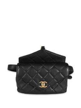 CHANEL Pre-Owned: Чёрная сумка 