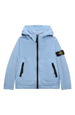 Stone Island: Голубая куртка 