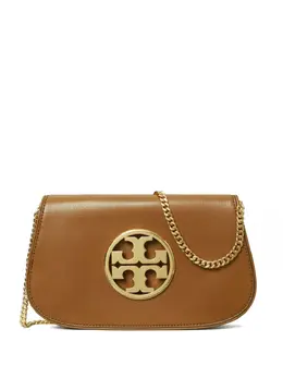 Tory Burch: Коричневый клатч 