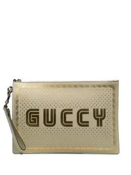 Gucci Pre-Owned: Белый клатч 