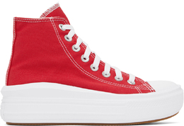 Converse: Красные кроссовки  Chuck Taylor All Star Move