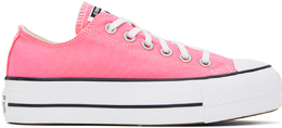 Converse: Розовые кроссовки  Chuck Taylor All Star Lift