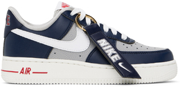Nike: Тёмные кроссовки  Air Force 1