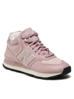 New Balance: Розовые кроссовки 