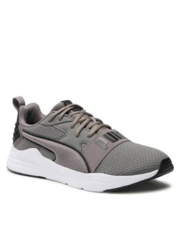 PUMA: Серые кроссовки 