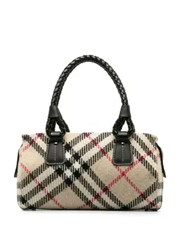 Burberry Pre-Owned: Бежевая сумка