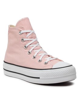 Converse: Розовые кроссовки 