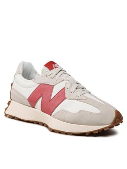 New Balance: Бежевые кроссовки 