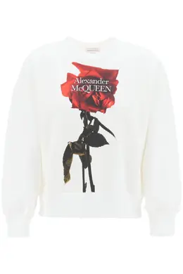 Alexander mcqueen: Белый свитшот 