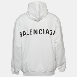 Balenciaga: Белый свитшот