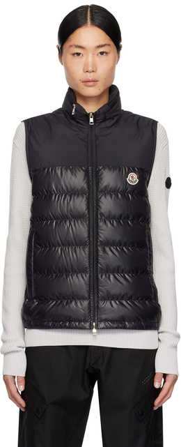 Moncler: Чёрный жилет 