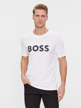 BOSS: Белая футболка 