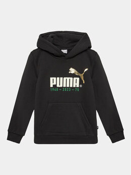 PUMA: Чёрная толстовка 