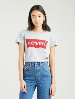 Levi's: Серая футболка 