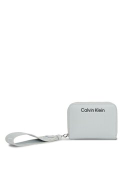 Calvin Klein: Серый кошелёк 