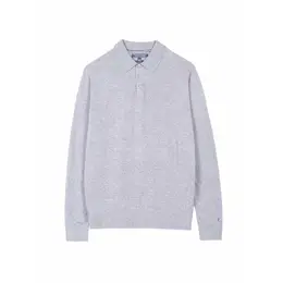 TOMMY HILFIGER: Серое поло 