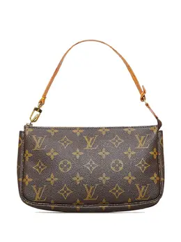 Louis Vuitton Pre-Owned: Коричневый клатч