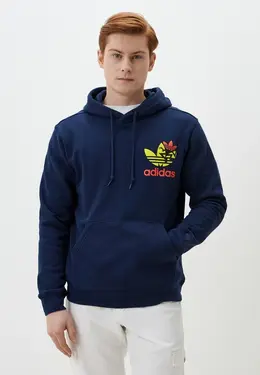 adidas Originals: Синяя толстовка 