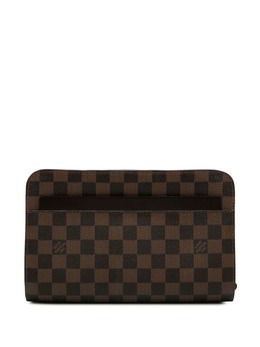 Louis Vuitton Pre-Owned: Коричневый клатч