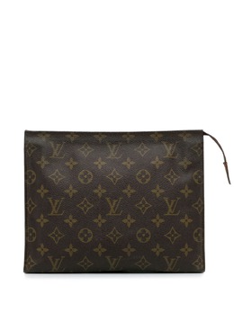 Louis Vuitton Pre-Owned: Коричневый клатч