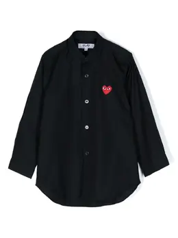 Comme Des Garçons Play: Хлопковая рубашка  Heart