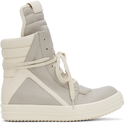 Rick Owens: Белые кроссовки Geobasket