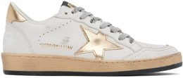 Golden Goose: Золотые кроссовки 