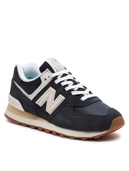 New Balance: Чёрные кроссовки 