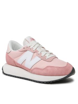 New Balance: Розовые кроссовки 