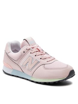 New Balance: Розовые кроссовки 