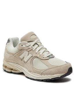 New Balance: Бежевые кроссовки 