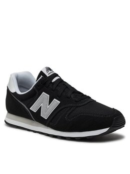 New Balance: Чёрные кроссовки 